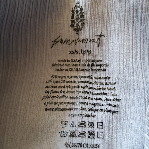 FREE PEOPLE Good Karma High-Rise 7/8 Leggings NWOT - Picture 9 of 11